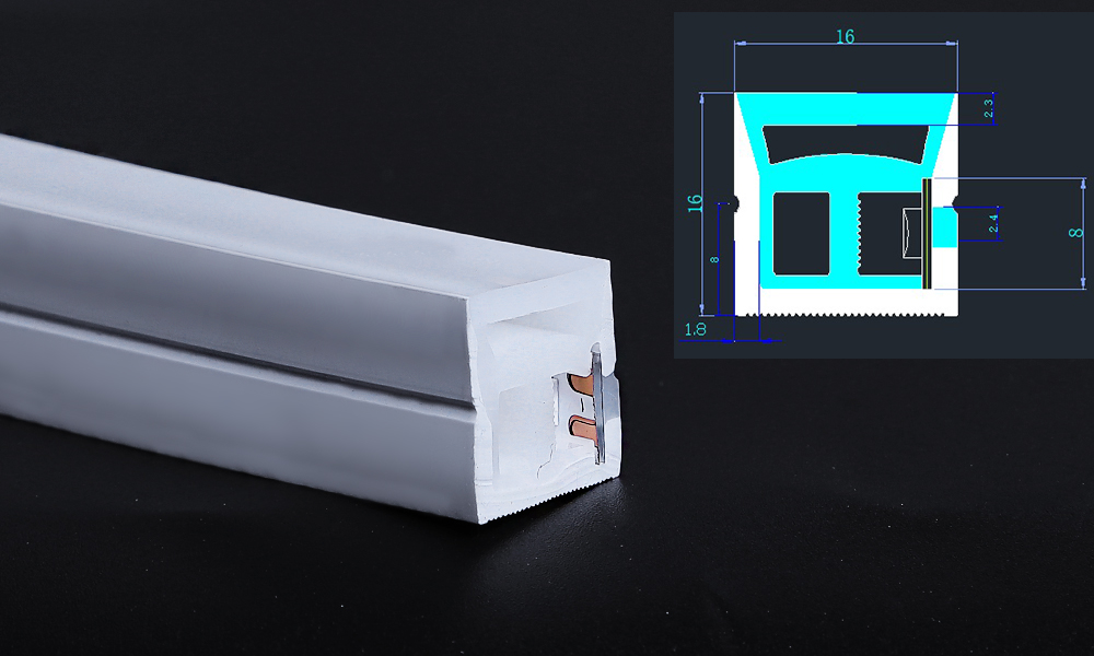 1616 Integrated Side Emitting Extrusion