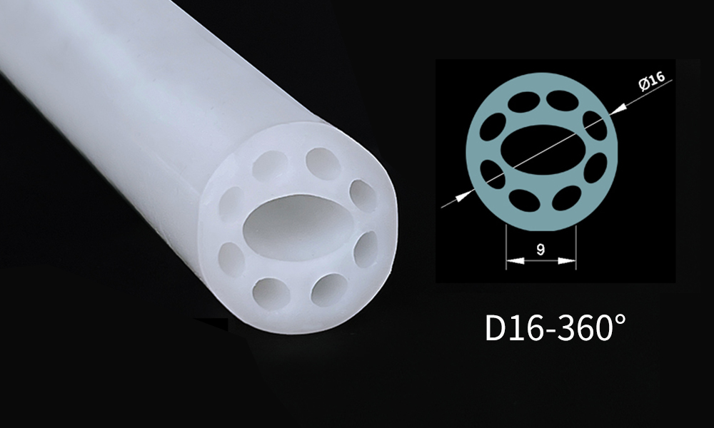 D16 360-Degree Round Silicone Sleeve