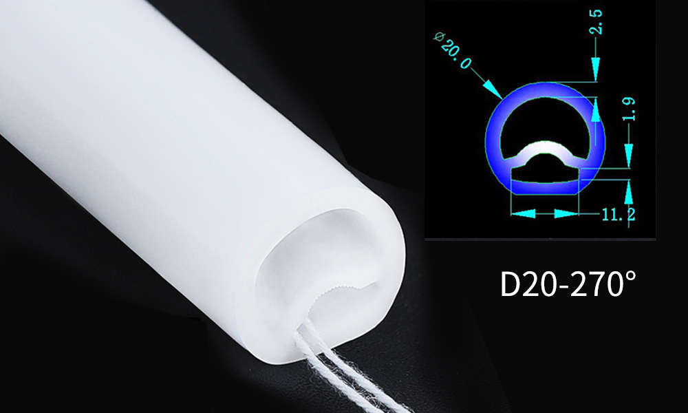 D20 270-DegreeRound Silicone Sleeve